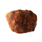 Ungrouped iron meteorite Mdeïné 003 by MBS Meteorite, showing its dark metallic surface and irregular shape, weighing 24.42g.