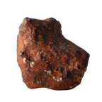 Ungrouped iron meteorite from MBS meteorite brand, showing textured metallic surface and natural irregular shape, weighs 5.62g.