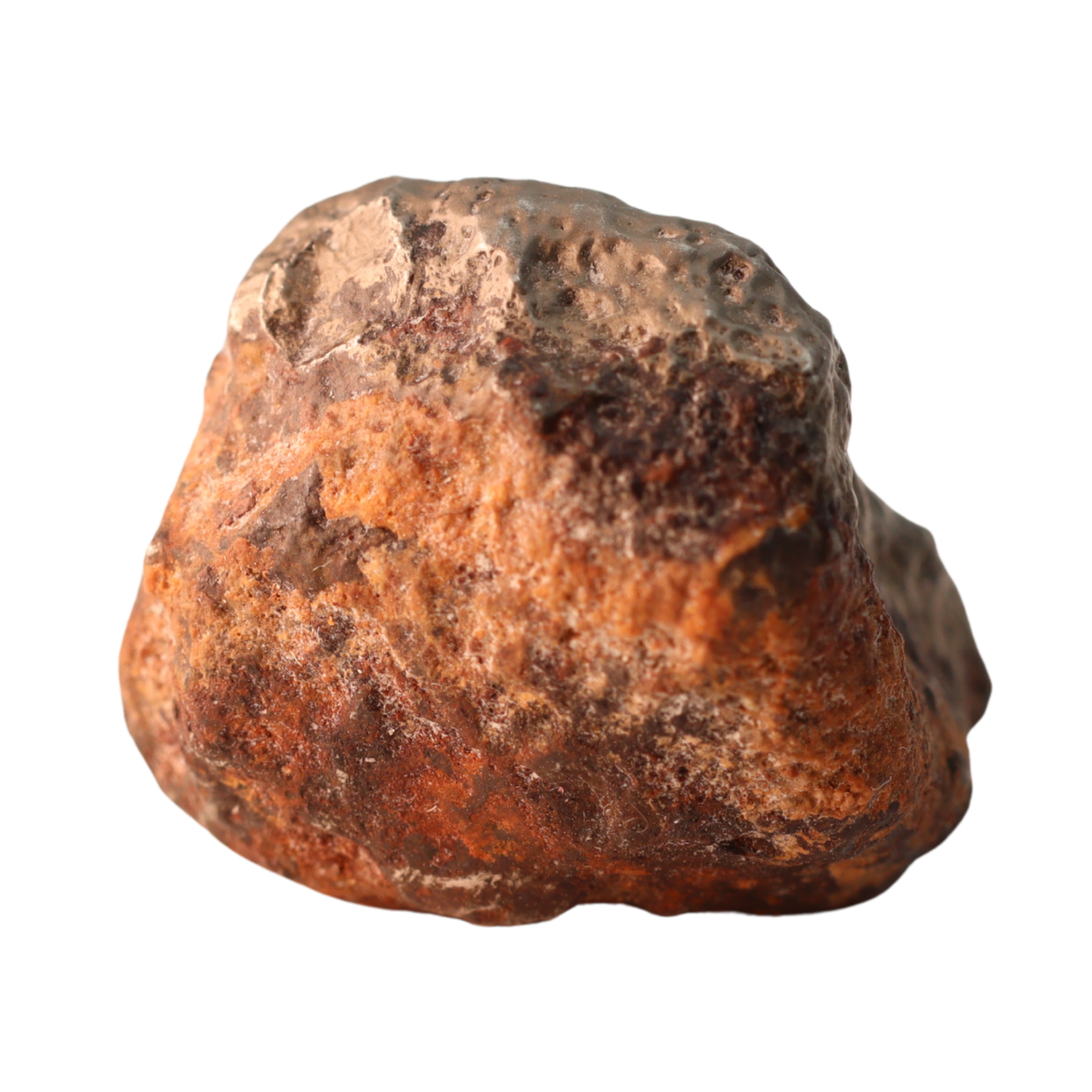Ungrouped iron meteorite Mdeïné 003 from MBS Meteorite, showing metallic surface and natural extraterrestrial texture.